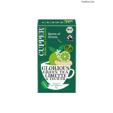 Cupper Bio Zöld tea Lime & Ginger 35 g Cupper tea