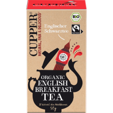 Cupper English Breakfast Fairtrade & bio tea, 20db gyógytea
