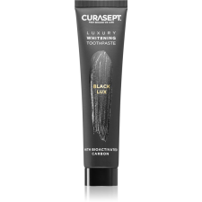 Curasept Black Lux fekete fogfehérítő fogkrém fehérítő hatással 75 ml fogkrém