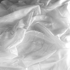 Curtain CORDEL, fehér hímzett voile, 280 cm magas lakástextília