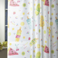 Curtain ICE CREAM, jégkrém mintás, nyomott voile, fényáteresztő függöny anyag - 300 cm magas lakástextília
