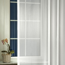 Curtain MIRA, dreher organza, fényáteresztő függönyanyag - törtfehér lakástextília