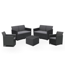 CURVER Claire 6 személyes kerti bútor garnitúra grafit kerti bútor