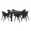 CURVER Dina 6+1 kerti bútor garnitúra szett grafit