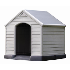 Curver Dog House kutyaház, szürke szállítóbox, fekhely kutyáknak