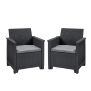 CURVER Elodie duo set fotelek grafit