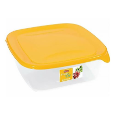 CURVER Ételtartó doboz CURVER Fresh&Go szögletes műanyag 0,8L sárga uzsonnás doboz
