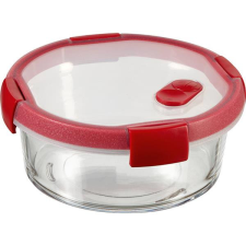  CURVER Ételtartó, kerek, üveg, 0,6 l, CURVER &quot;Smart Cook&quot;, piros konyhai eszköz