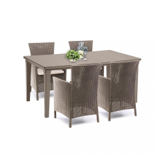 CURVER Futurowa 4+1 kerti bútor garnitúra szett cappuccino kerti bútor