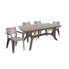 CURVER Juliemore 4+1 kerti Bútor garnitúra szett - cappuccino kerti bútor