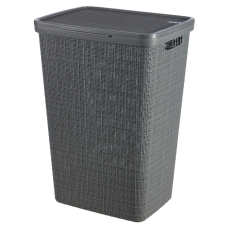  Curver Jute szennyeskosár 58L fedéllel szürke bútor