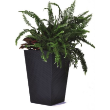 CURVER Keter Rattan kaspó M 55,4 l grafit (228974) kerti tárolás