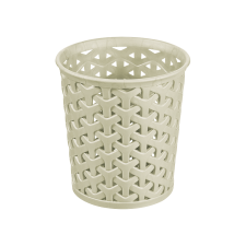 CURVER MY STLYE L RATTAN HATÁSÚ KEREK KOSÁR KRÉMSZÍNŰ, 14X14CM papírárú, csomagoló és tárolóeszköz