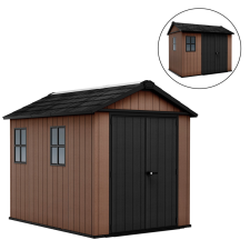 CURVER Newton Plus wide 9 x 7,5 műanyag kerti ház barna kerti tárolás