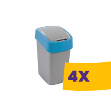 CURVER Pacific Flip Bin billenőfedeles szelektív hulladékgyűjtő szemetes Kék 9L (Karton - 4 db) szemetes