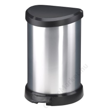 CURVER Pedálos szemetes, fémahatású, 20 l, CURVER (UCPE20) szemetes