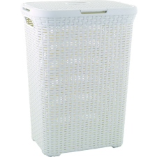  Curver Rattan style műanyag szennyestartó 60 L - krém bútor