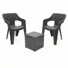 CURVER Savannah Balcony kerti bútor garnitúra szett grafit kerti bútor