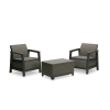 CURVER Scandi Balcony linea set kerti bútor garnitúra grafit-hűvösszürke