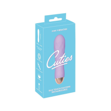 Cuties Mini - akkus, vízálló, rácsos vibrátor (lila) vibrátorok