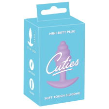 Cuties Mini Butt Plug - szilikon anál dildó - lila (2,8cm) anál