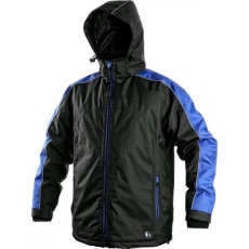 CXS Brighton Vízálló Bélelt Téli Kabát Fekete/Kék - M