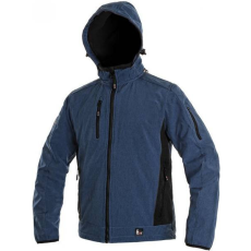 CXS Durham Softshell Kabát Kék/Fekete - L