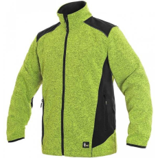CXS Garland Softshell Kabát Zöld/Fekete - 4XL