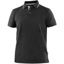  CXS Henry galléros póló, fekete/fehér munkaruha