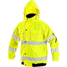 CXS Leeds 2in1 Téli Láthatósági Kabát HV Sárga - M láthatósági ruházat