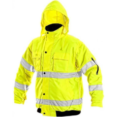 CXS Leeds 2in1 Téli Láthatósági Kabát HV Sárga - XXL