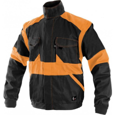 CXS Luxy Eda Munkáskabát Fekete/Narancssárgasárga