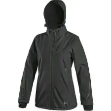  CXS Nevada női softshell kabát, fekete munkaruha