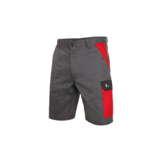 CXS Phoenix Zefyros rövid munkásnadrág Szürke/Piros - 56