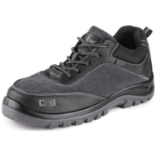  CXS PROFIT PRIZE 212304681039 O1 BŐR+VELÚR FEKETE/SZÜRKE FÉLCIPŐ munkavédelmi cipő