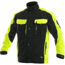 CXS Sirius Brighton Munkáskabát - 52, Fekete/Sárga (1180-CNZLBL / 52) munkaruha