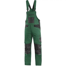 CXS Solis Rugalmas Kantáros nadrág Zöld/Fekete - 64