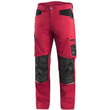 CXS Solis Rugalmas Munkásnadrág Piros/Fekete - 46 munkaruha