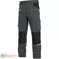 CXS Stretch derekas nadrág, sötétszürke/fekete