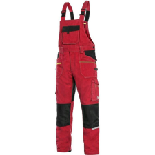 CXS Stretch Kantáros Munkásnadrág Piros/Fekete - 52 munkaruha