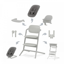 CYBEX Gold Lemo etetőszék 6in1 Suede Grey etetőszék
