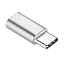 CZESCI Adapter töltő Micro USB / MicroUSB Type-c ezüst mobiltelefon kellék