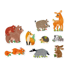 CZUCZU Állatok az erdőben - 33 darabos maxi puzzle puzzle, kirakós
