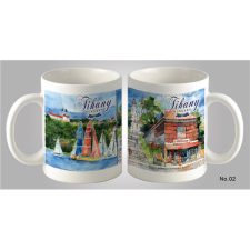  CZW.bög-TIH02 Porcelánbögre, Tihany bögrék, csészék