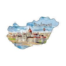 CZW.orszmágn-BU24 Hűtőmágnes,országforma, Budapest hűtőmágnes