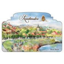 Czworka Hűtőmágnes,ablakforma, Szentendre hűtőmágnes