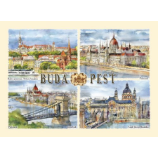 Czworka Képeslap B6, Budapest képeslap