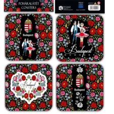 Czworka Parafa poháralátét 4db-os szett, Folk konyhai eszköz