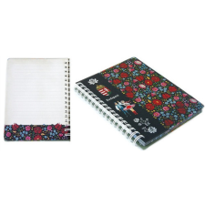 Czworka Spirál jegyzettömb 118x154mm, 60 lap, Folk jegyzettömb