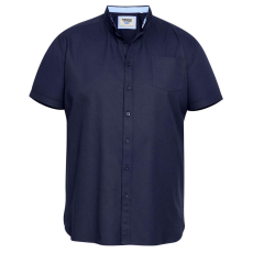  D555 férfi ing JAMES rövid ujjú túlméretezett, 3XL Sötétkék